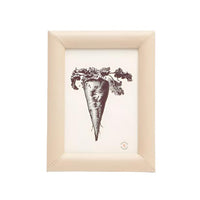 Eton Leather Frame Cream 5x7