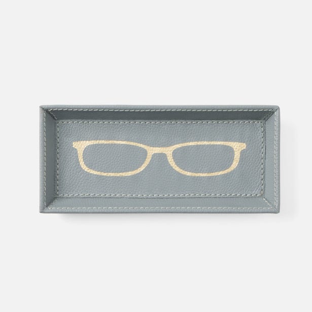 Nina Campbell Glasses Holder Decorah Grey against a white background