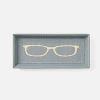 Nina Campbell Glasses Holder Decorah Grey against a white background