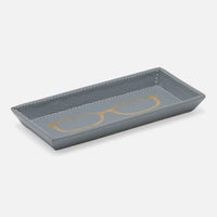 Nina Campbell Glasses Holder Decorah Grey against a white background