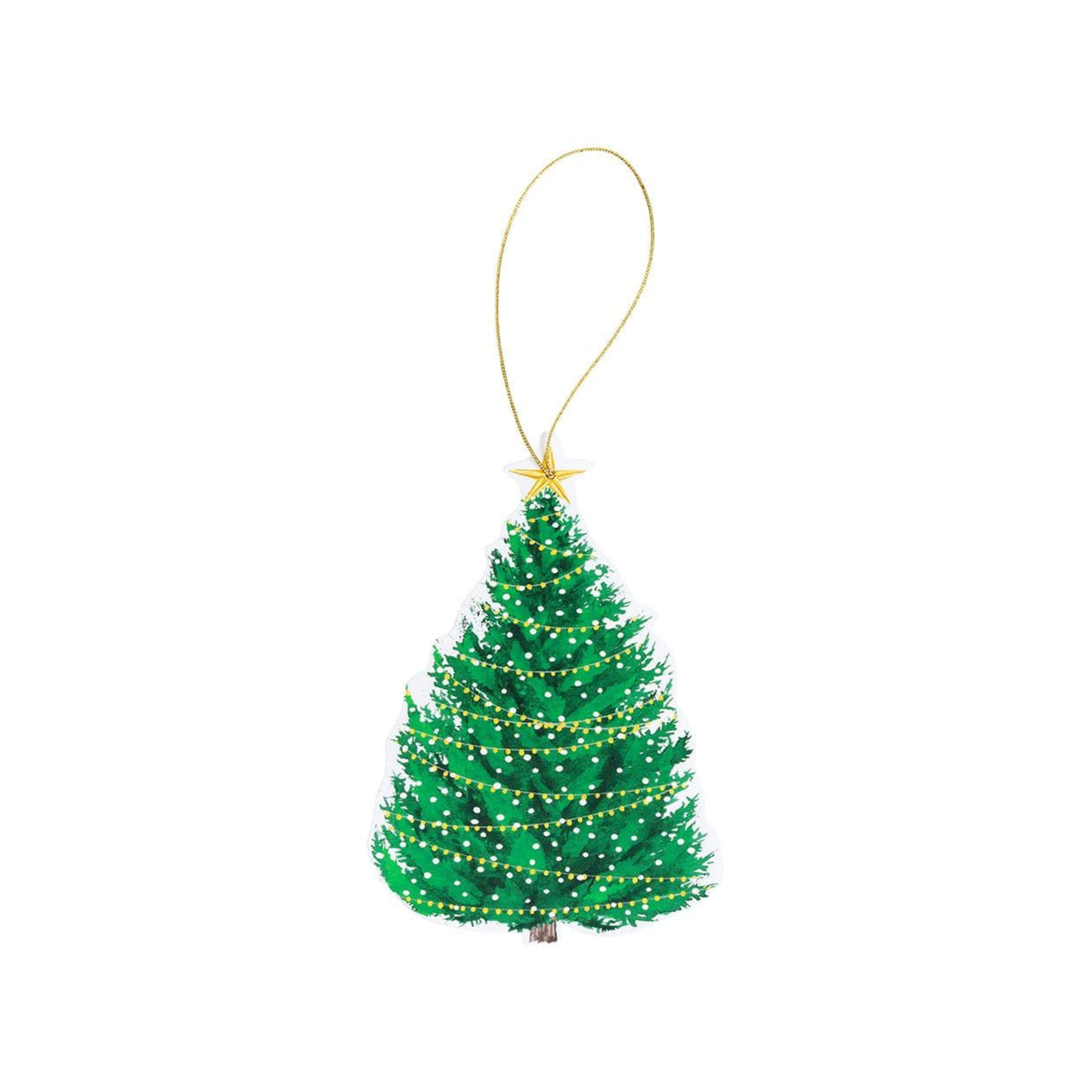 Hangtag Christmas Tree with Lights