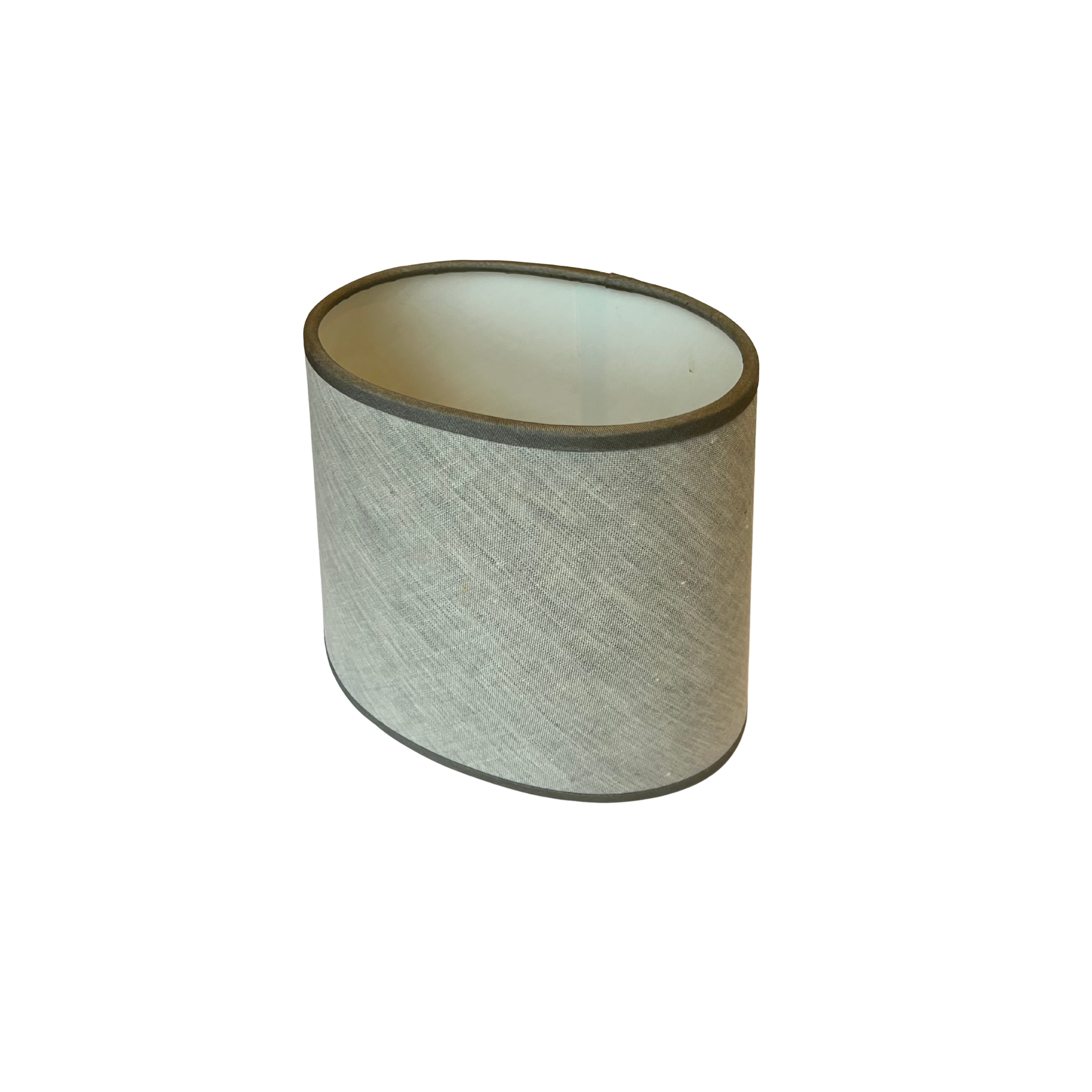 Oval Shade 8" Grey