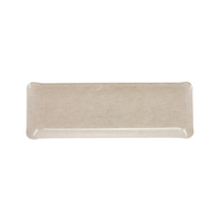 Fabric Tray Oblong Beige