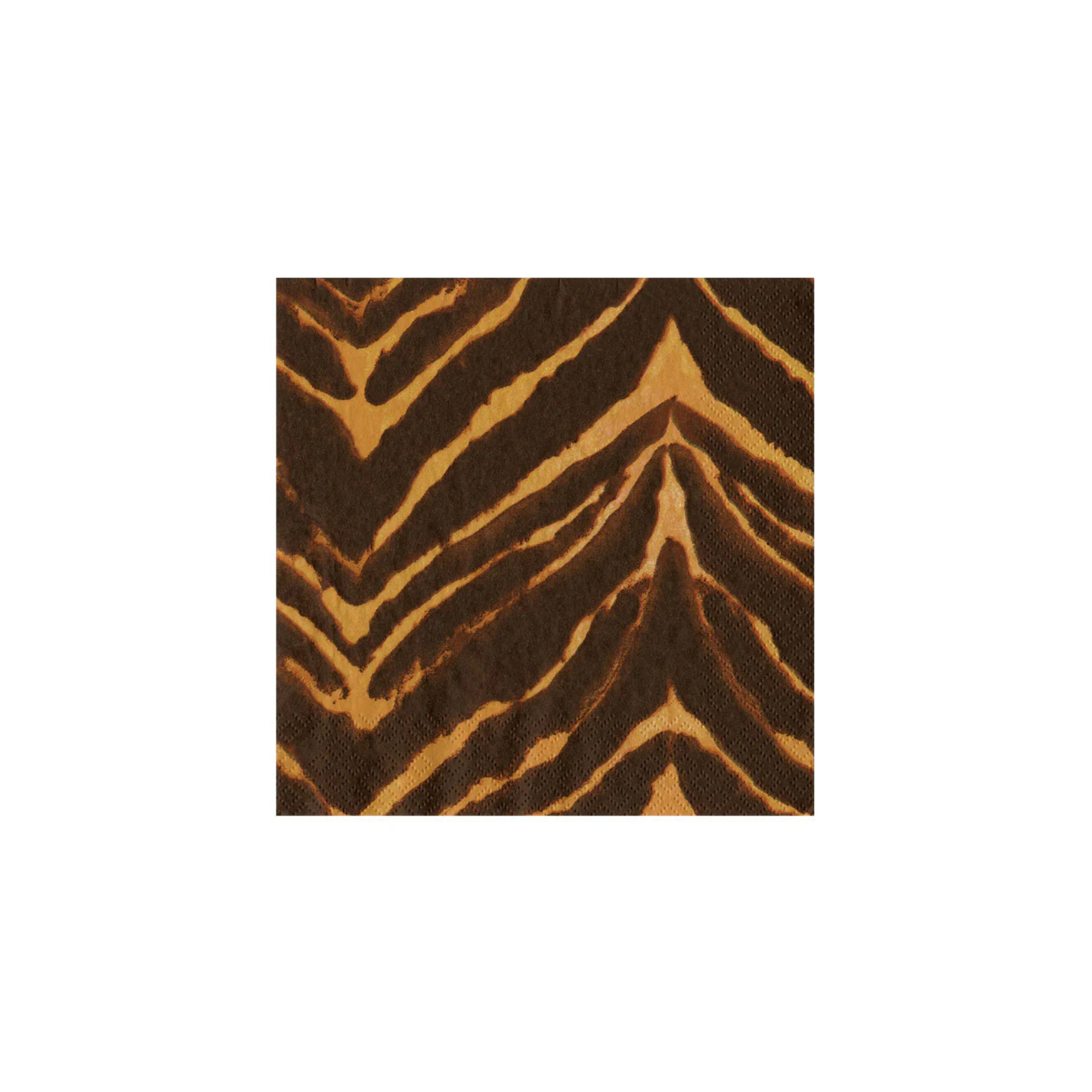 Cocktail Napkin Go Wild Brown