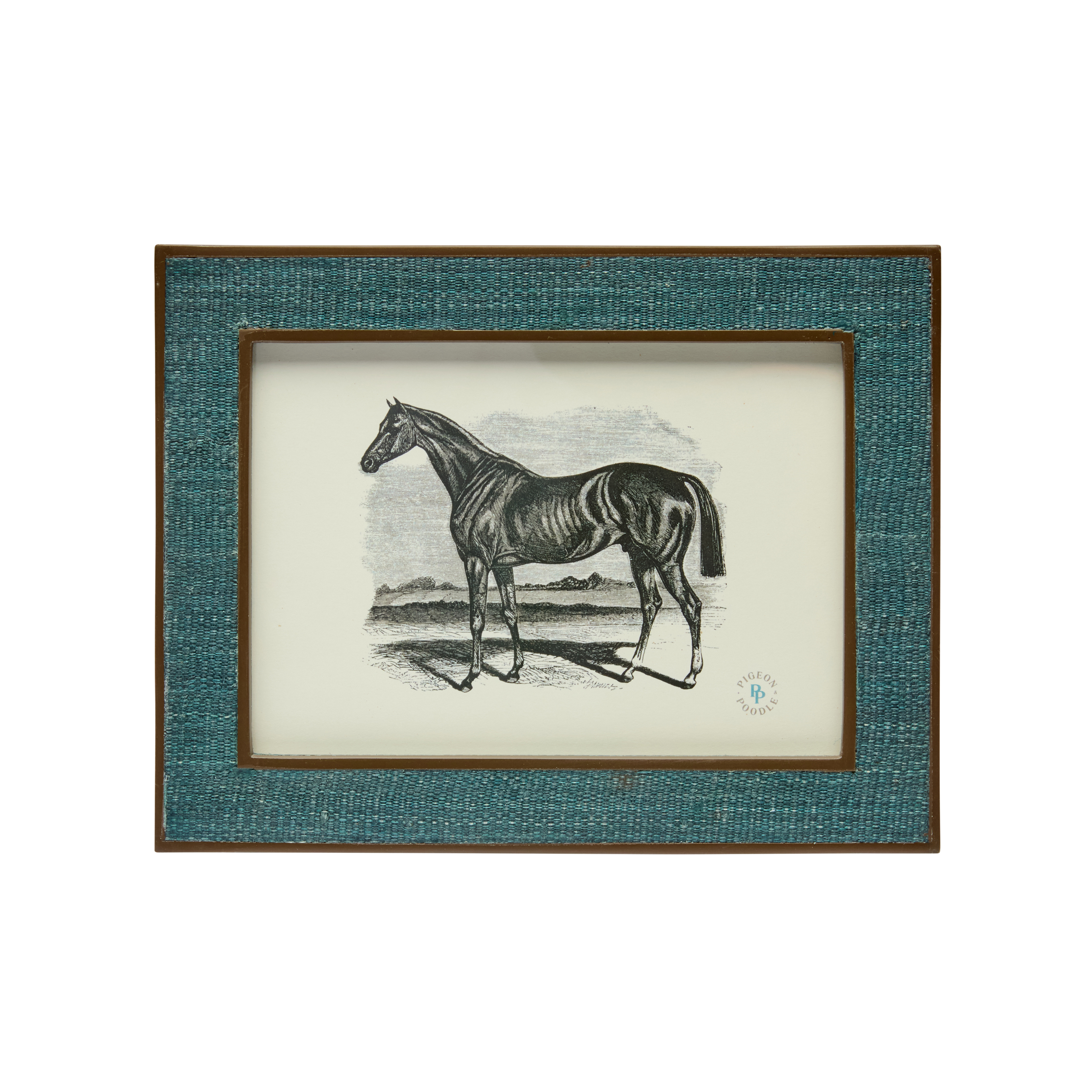 Aberdeen Frame Teal/Brown 5 x 7