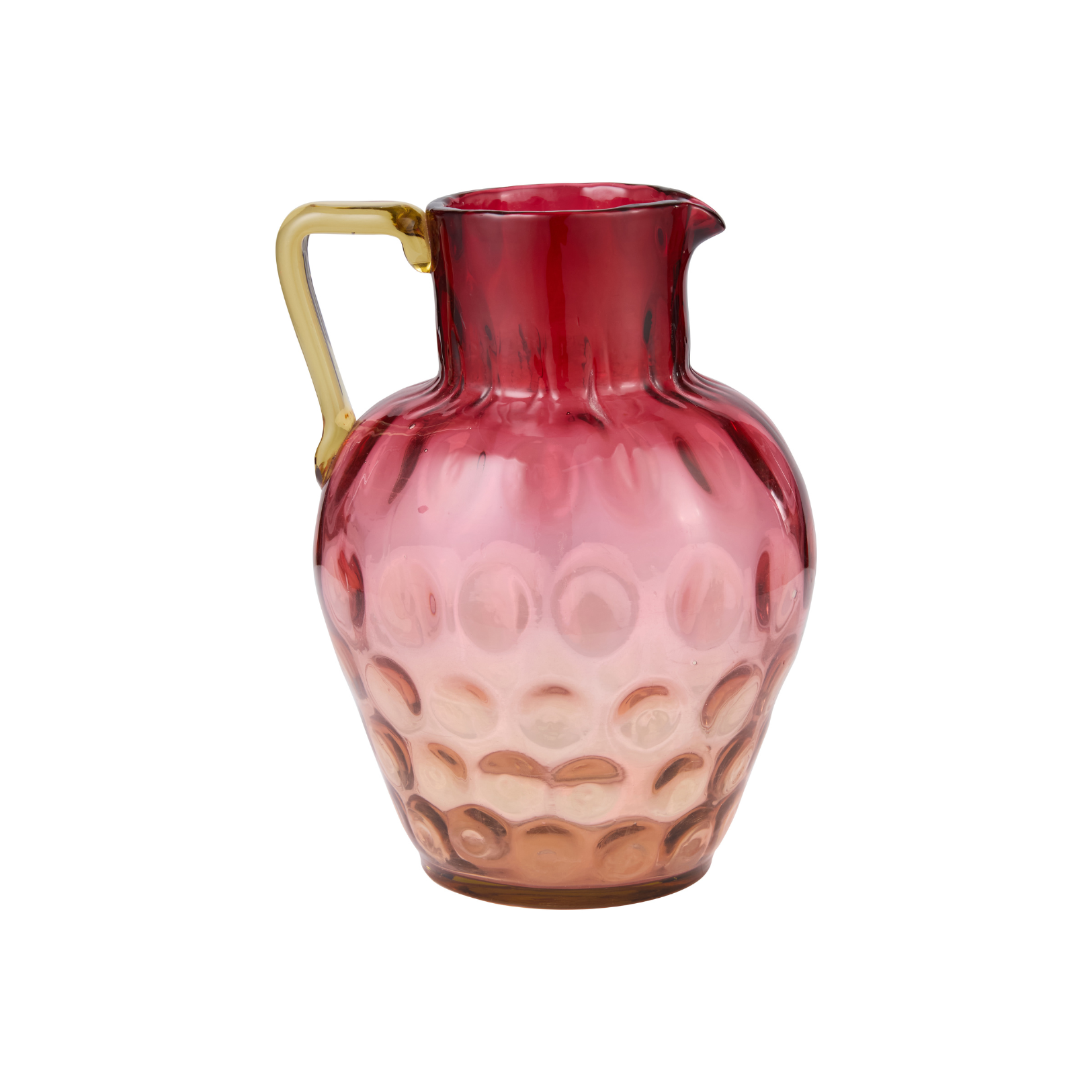 Antique Jug Victorian Amberina c. 1880s