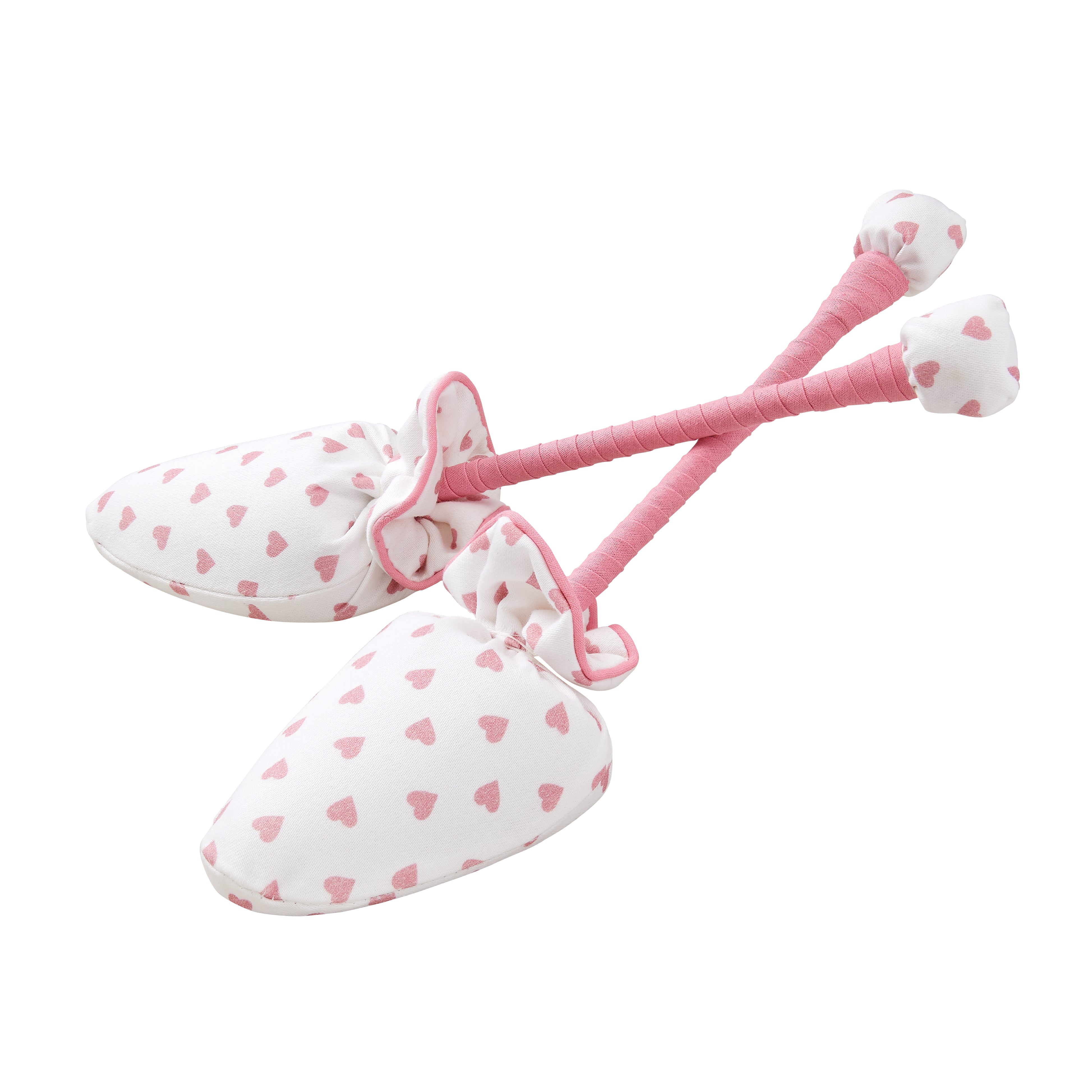 Pair of Shoe Trees Pink Heart