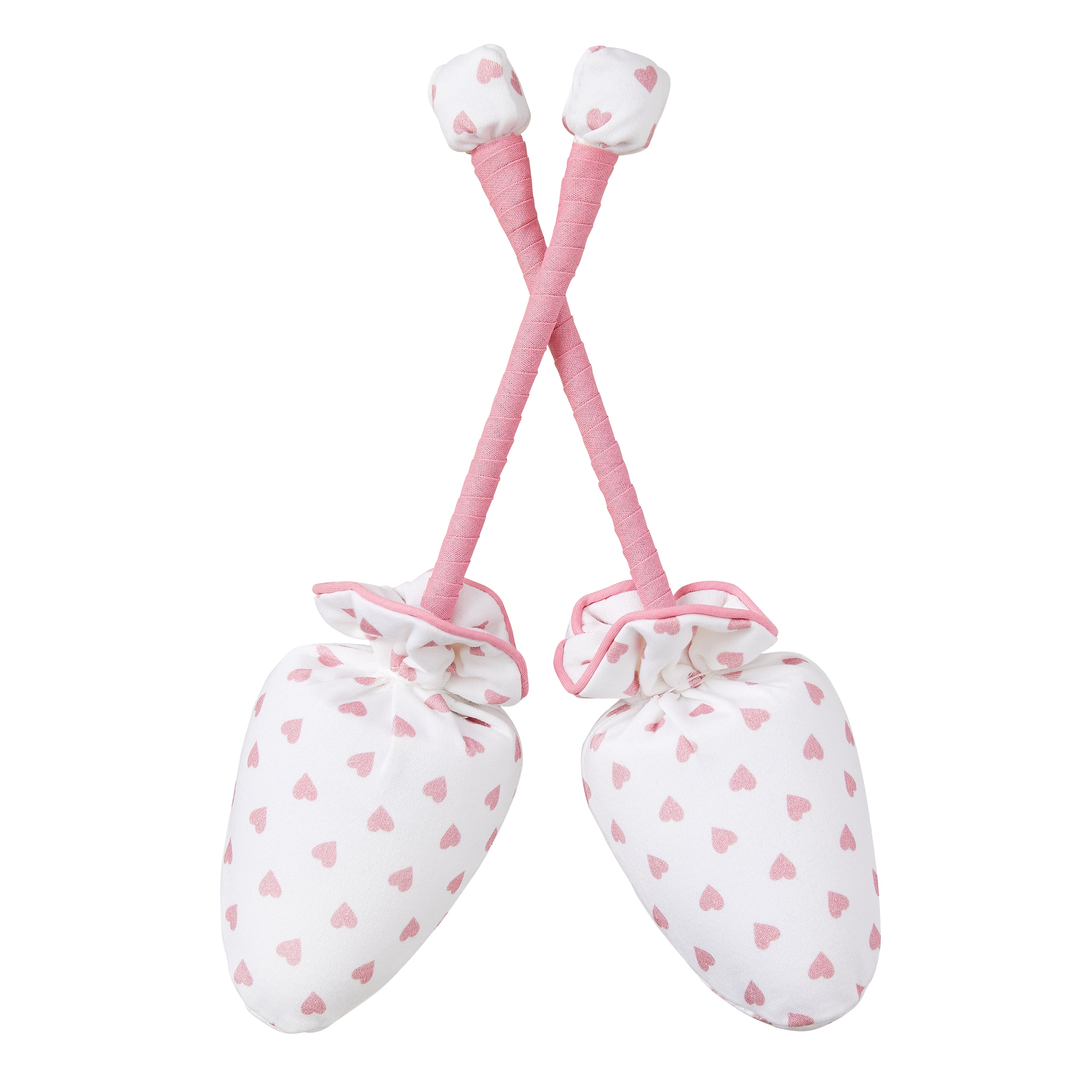 Pair of Shoe Trees Pink Heart