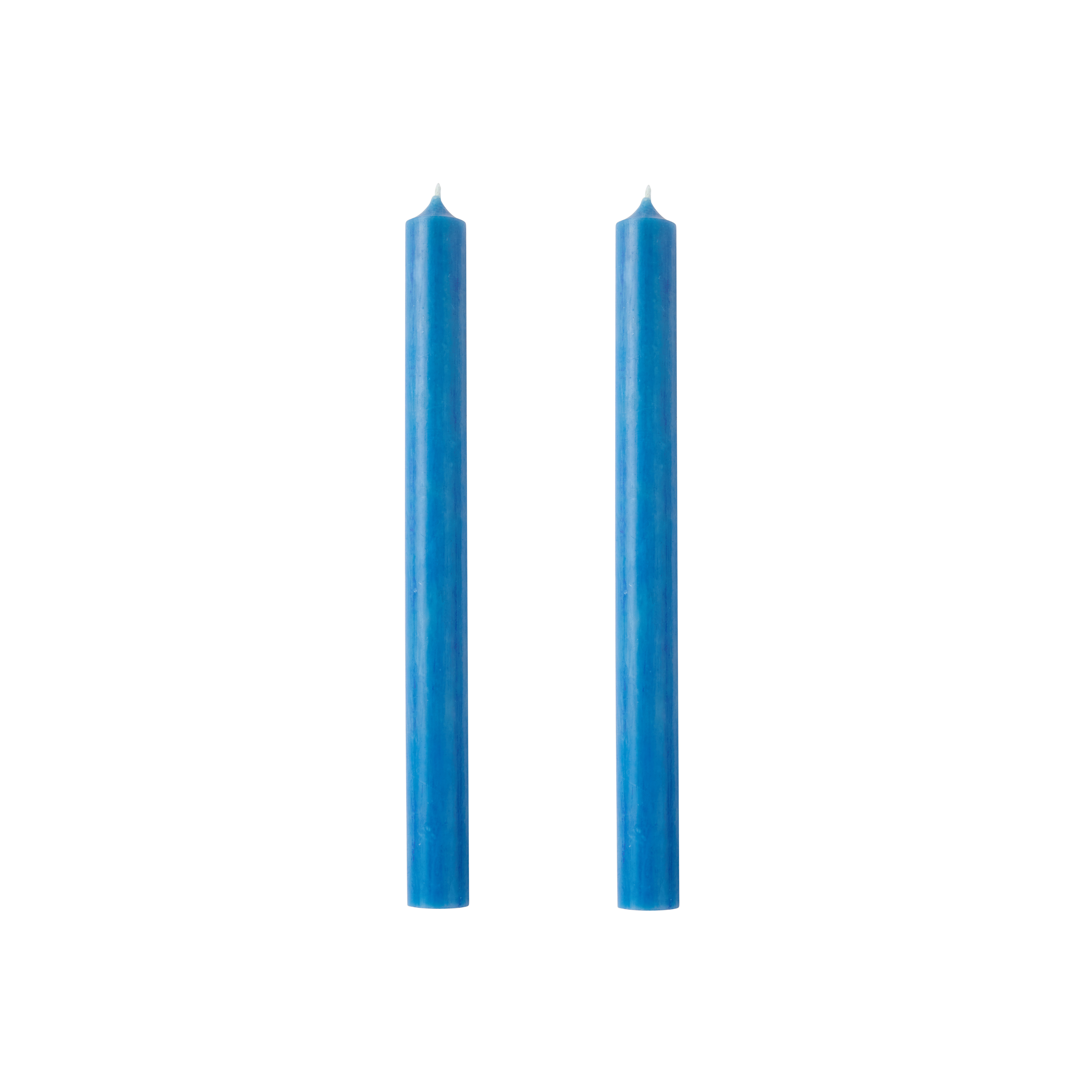 Dinner Candle Petrol Set of 2