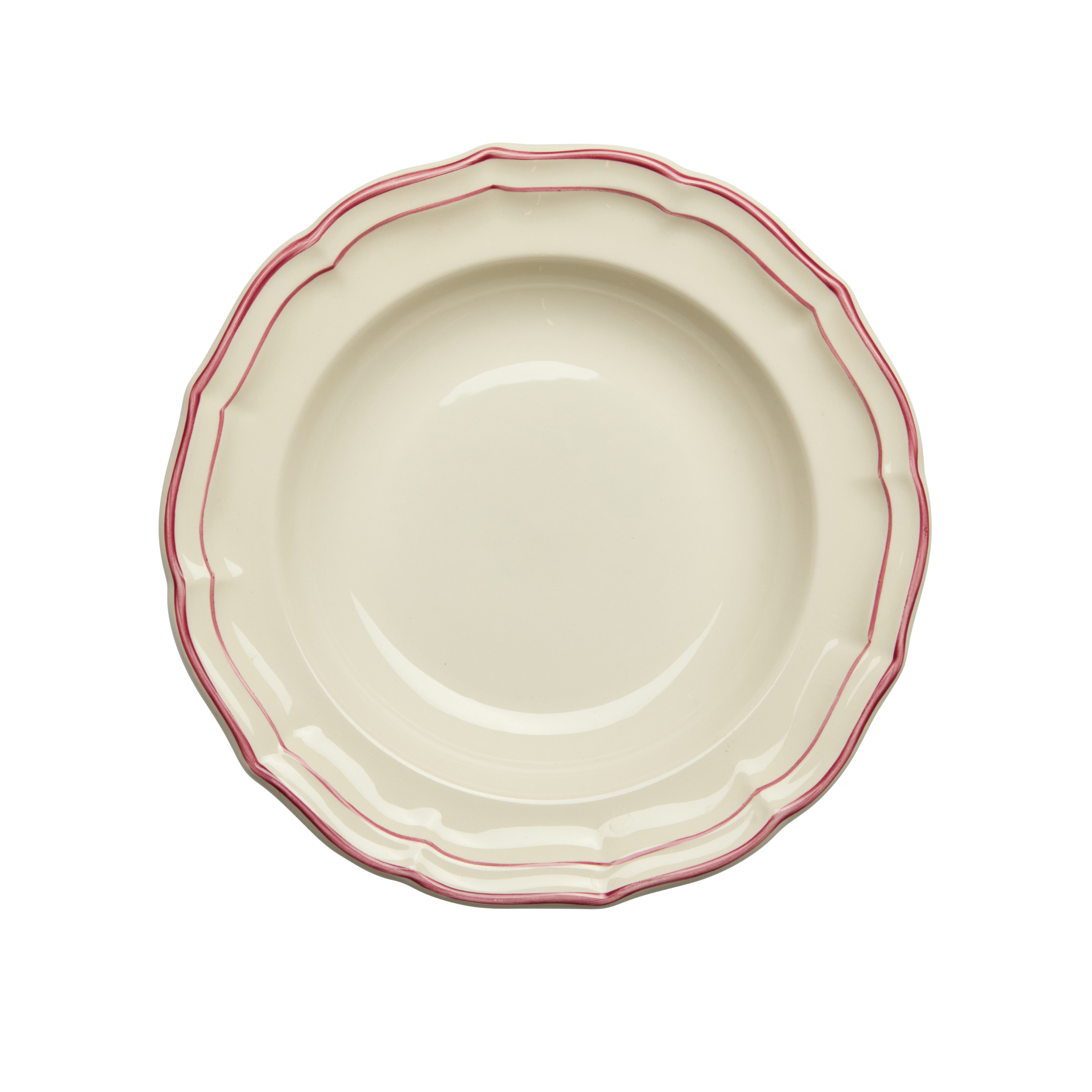 Soup Plate Filet Pivoine