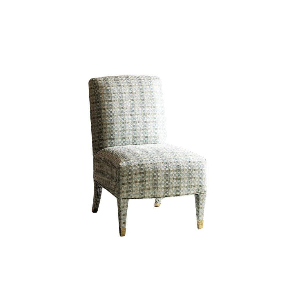 Nairn Slipper Chair in Boulbon Aqua