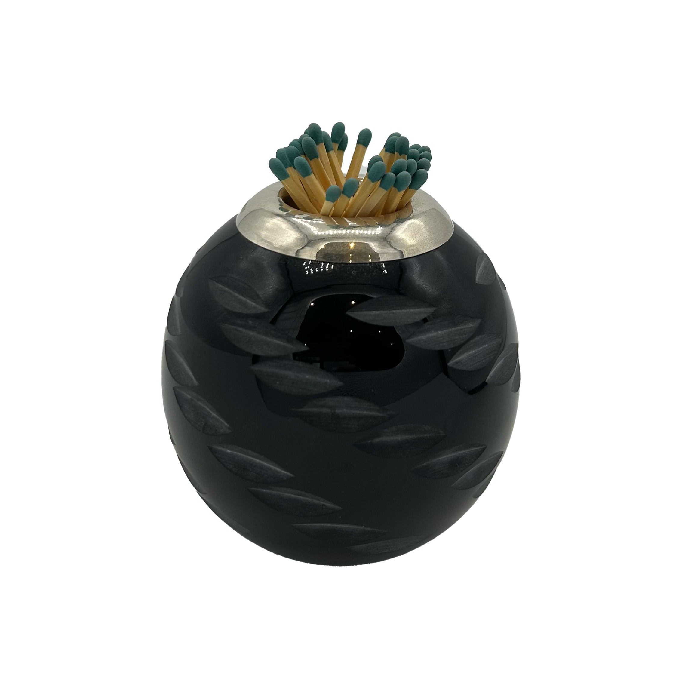 Matchstriker Small Black Spiral Step