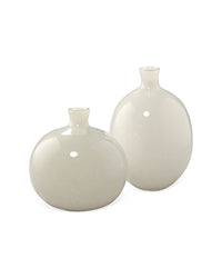 Minx Vases Pair White Set of Two