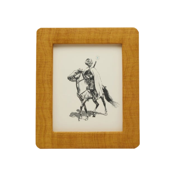 Halle Silken Abaca Frame Mustard 4x6