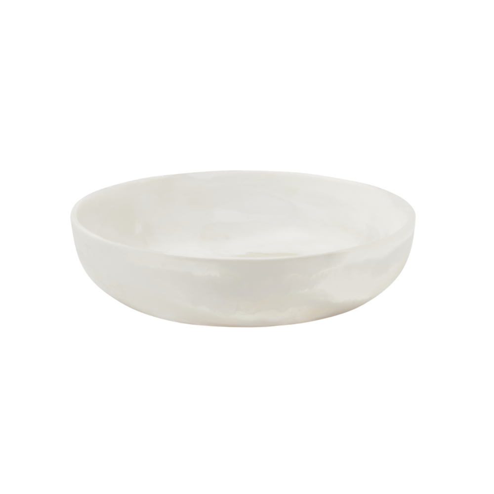 Hugo Serving Bowl White