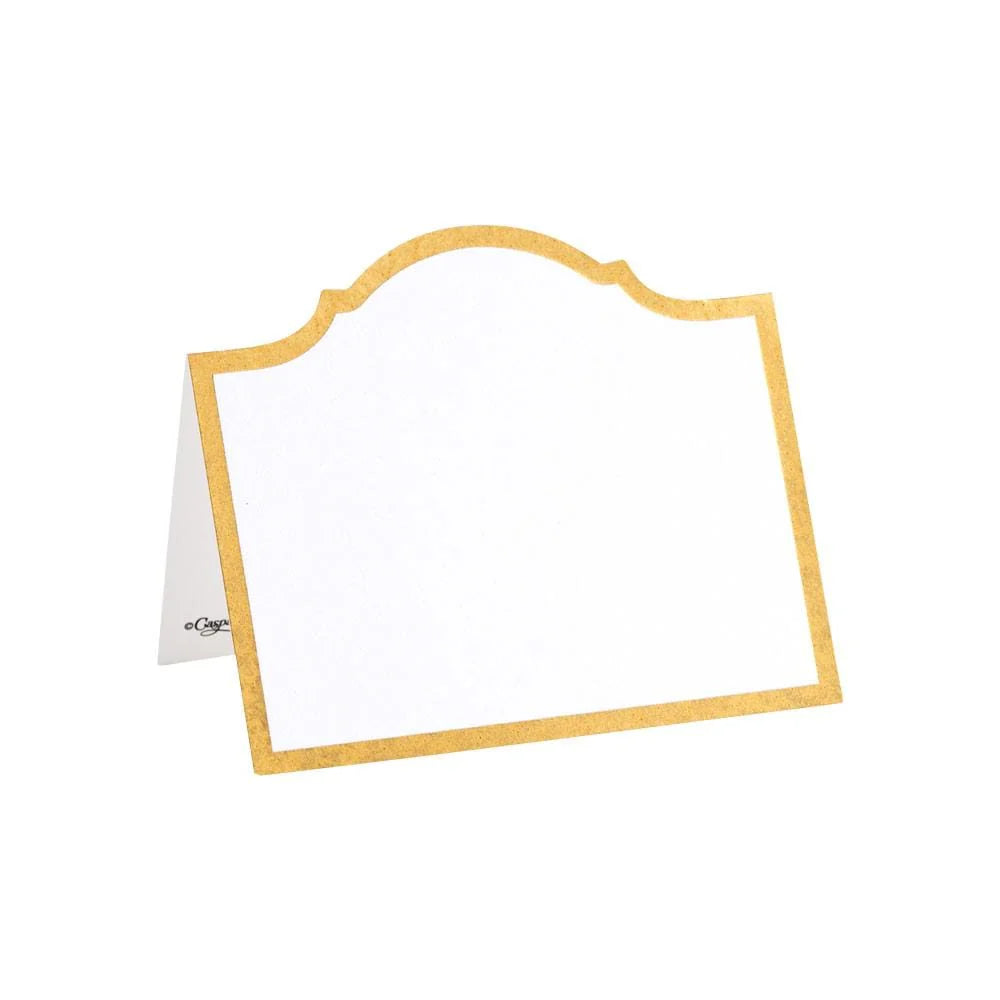 Placecard Gold Arch 8"