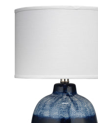Batik Table Lamp Small - Blue