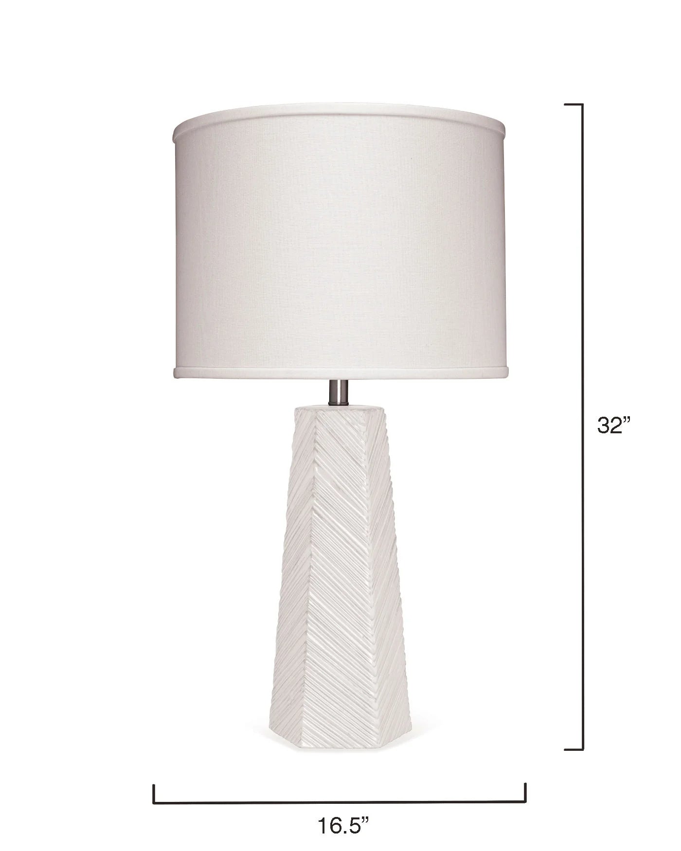 High Rise Table Lamp Cream