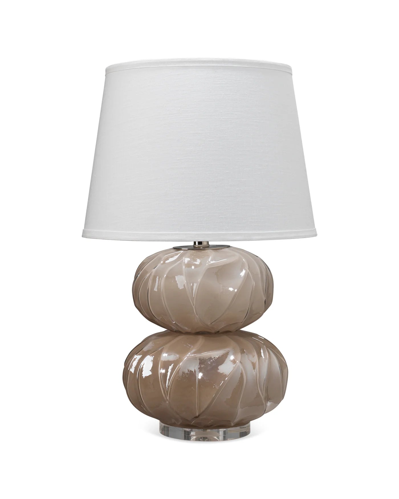 Pricilla Double Gourd Lamp Taupe