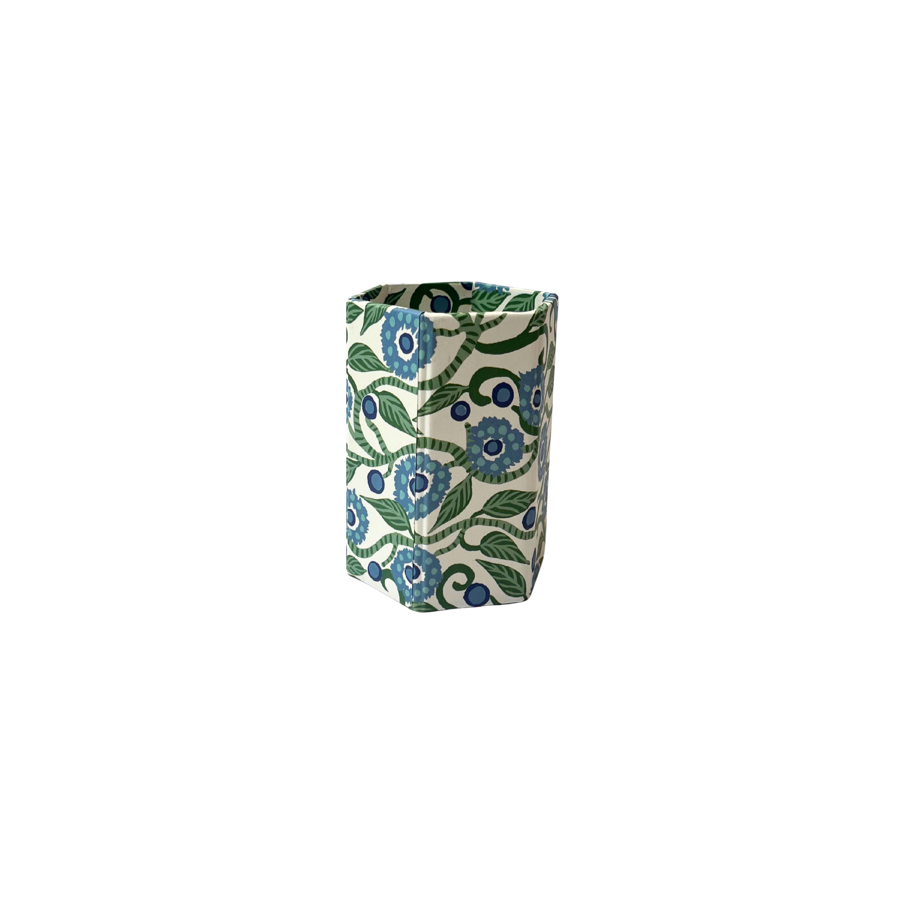 Pen Pot Secret Garden Blue