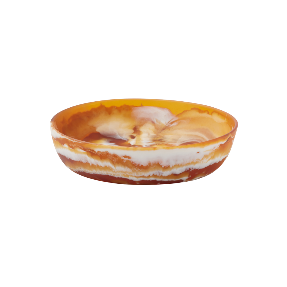 Hugo Serving Bowl Amber