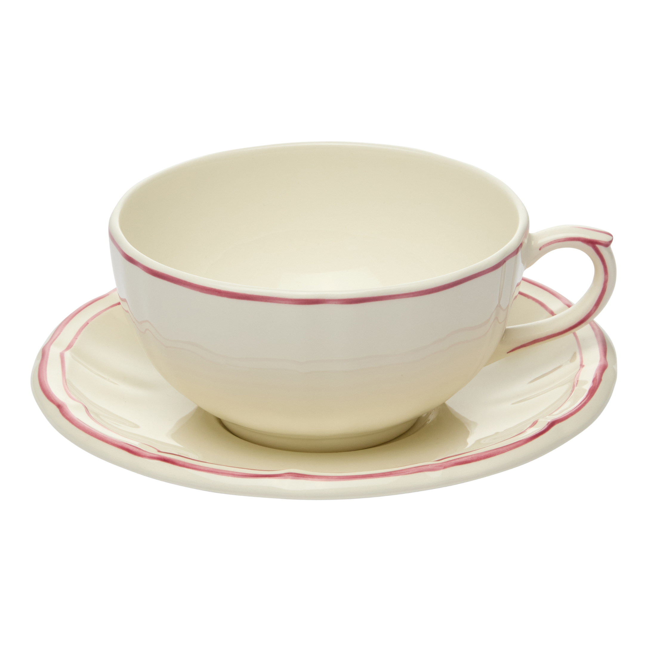 Breakfast Cup & Saucer Filet Pivoine