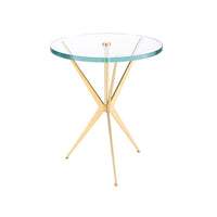 Nina Campbell Arthur Side Table against white background