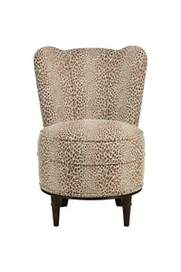 Nina Campbell Alice Chair in bagatelle fabric against a white background