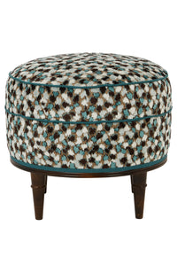 Alice Stool in Orford Topaz/Chocolate/Ivory