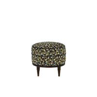 Alice Stool in Orford Blue/Emerald/Chocolate
