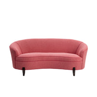 Nina Campbell Audrey Sofa in pink fabric against a white background