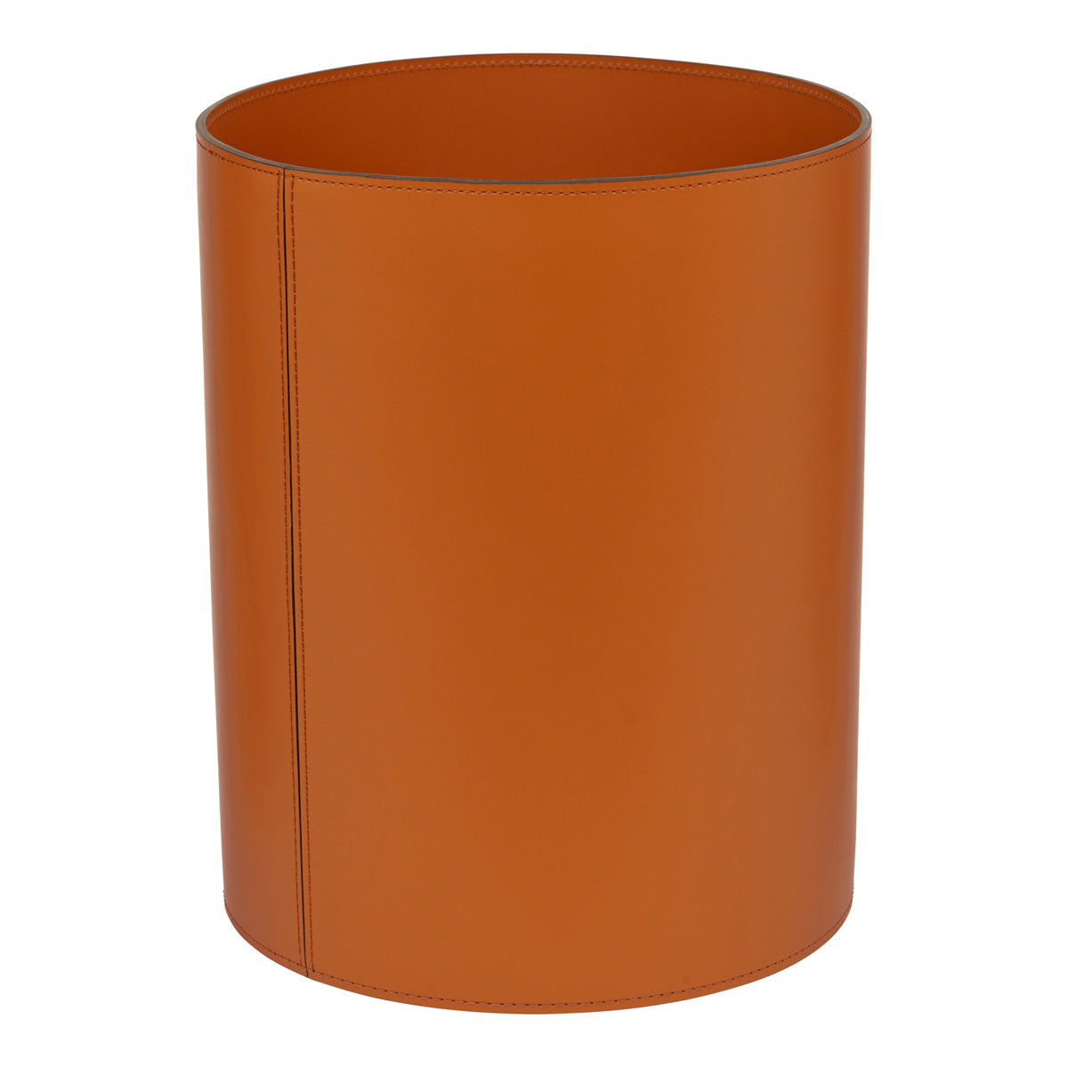 Leather Bino Bin Cognac
