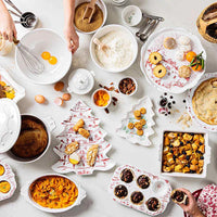 Country Estate Winter Frolic Cake Stand Ruby