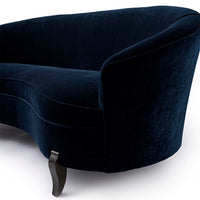 Audrey Sofa in Gabrielle Velvet Midnight