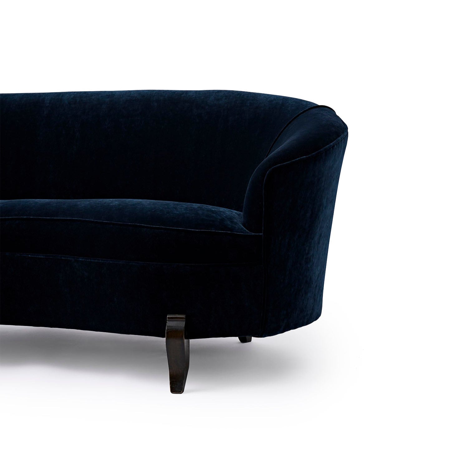 Audrey Sofa in Gabrielle Velvet Midnight