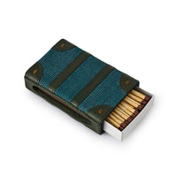 Dillon Match Box Leather Teal/Forest