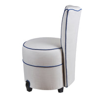 Coco Dressing Table Chair in Colette Ivory