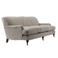 Nina Campbell Collingwood Sofa in Dallimore Weald fabric against a white background angled shot