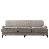 Nina Campbell Collingwood Sofa in Dallimore Weald fabric against a white background