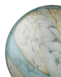 Cosmos Glass Spheres Set of 2 Pale Blue