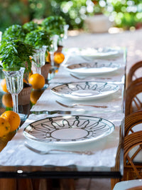 Kyma Charger/Dinner Plate Green/White