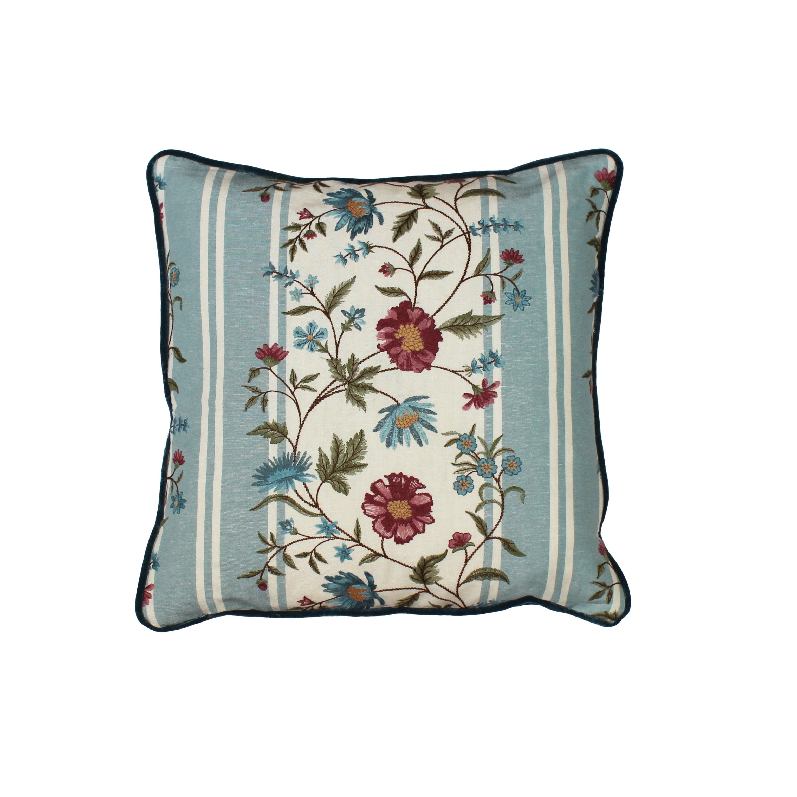 Cushion Honfleur Colmar Blue Olive