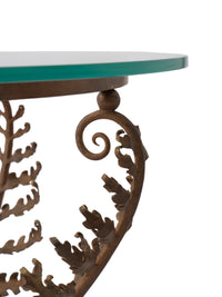 Nina Campbell fern table against white background close-up