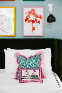Not My Circus Needlepoint Cushion
