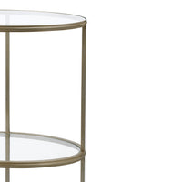 Nina Campbell Grace End Table against white background close-up view