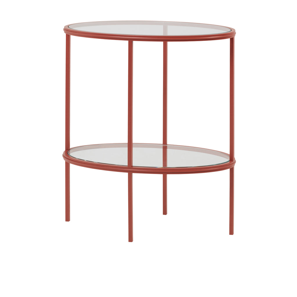 Nina Campbell Grace End Table in Red