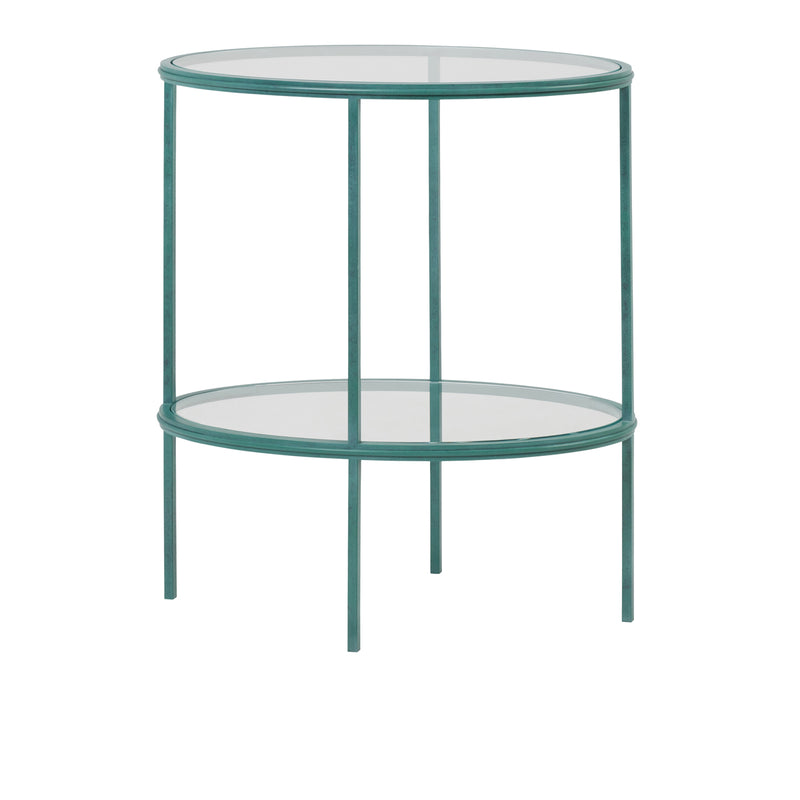 Grace End Table Verdigris Ready to Ship