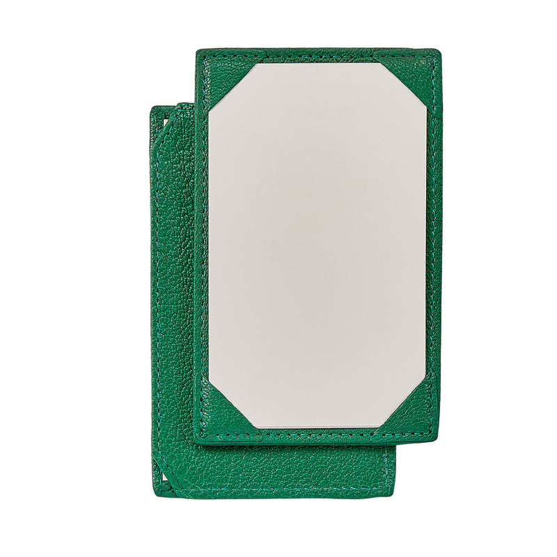Jotter Green Goatskin Leather