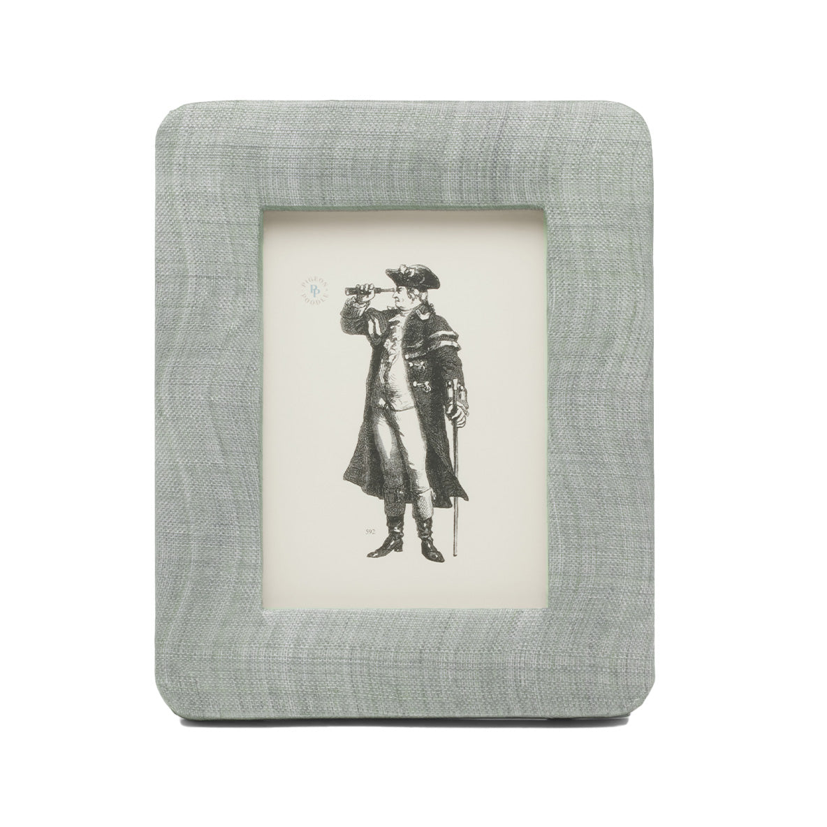 Halle Silken Abaca Frame Bullet Grey 5x7