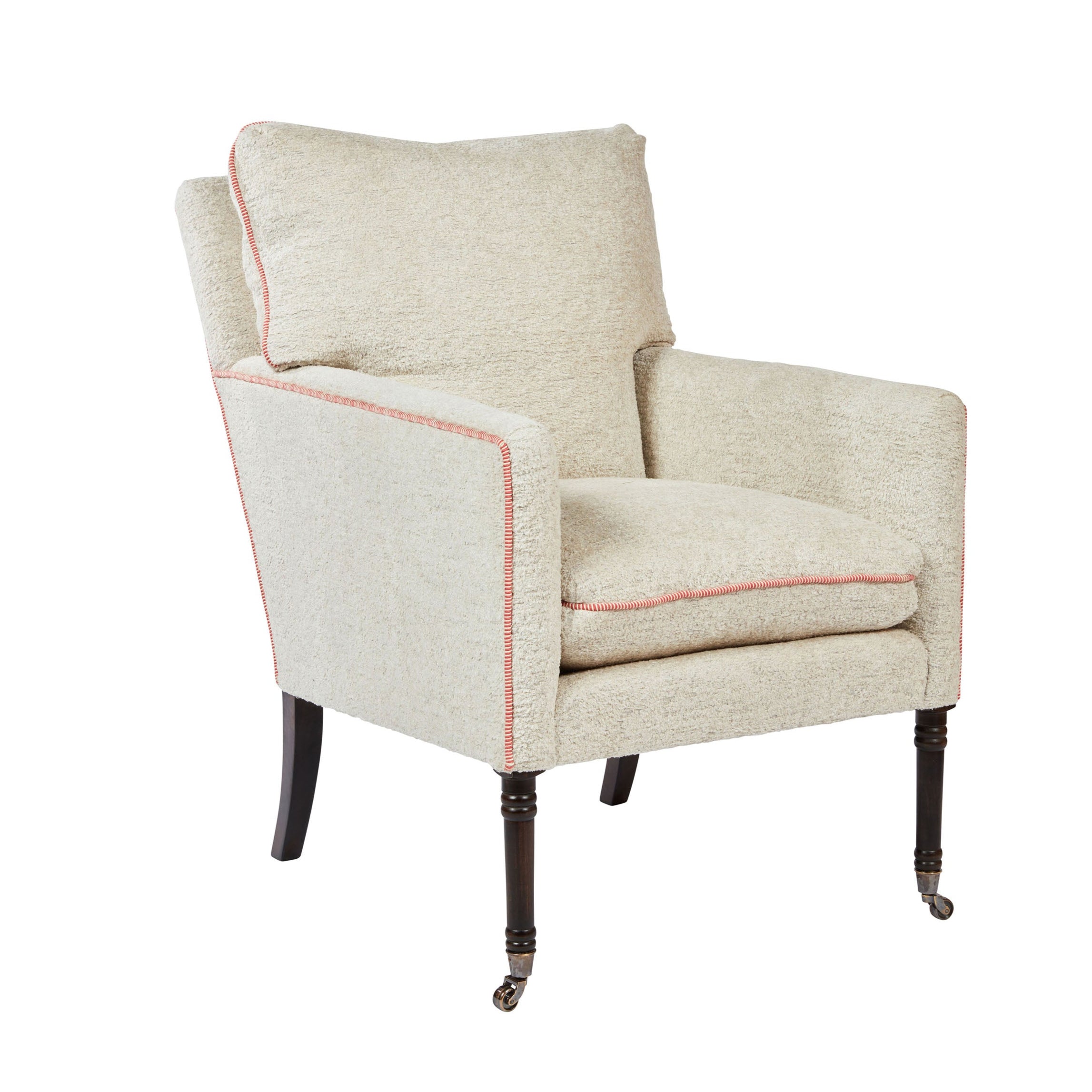 Nina Campbell Hastings Armchair in Amberley against a white background